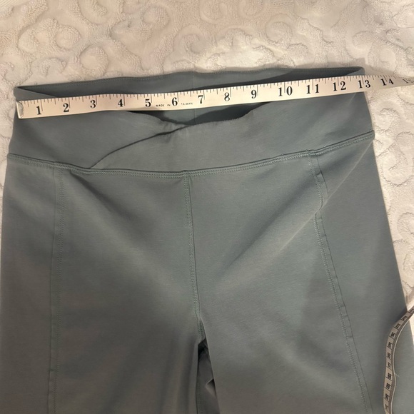 Free People Movement Turn Out tie crop legging slate crossover waist S - Picture 5 of 8